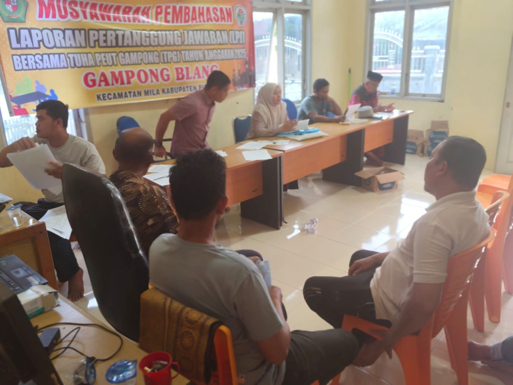 RAPAT LPJ BERSAMA TUHA 4 GAMPONG